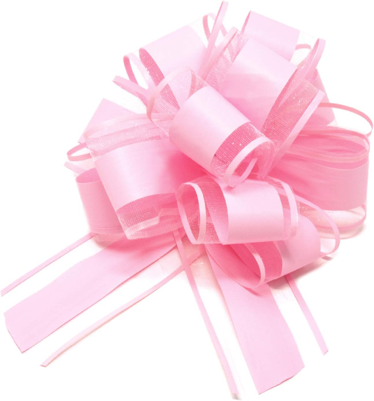 Pandiui23 Nœud Cadeau XXL Diamètre 40 Cm - Grand Nœud Doré Pour Voitures, Vélos Et Gros Cadeaux Réutilisable