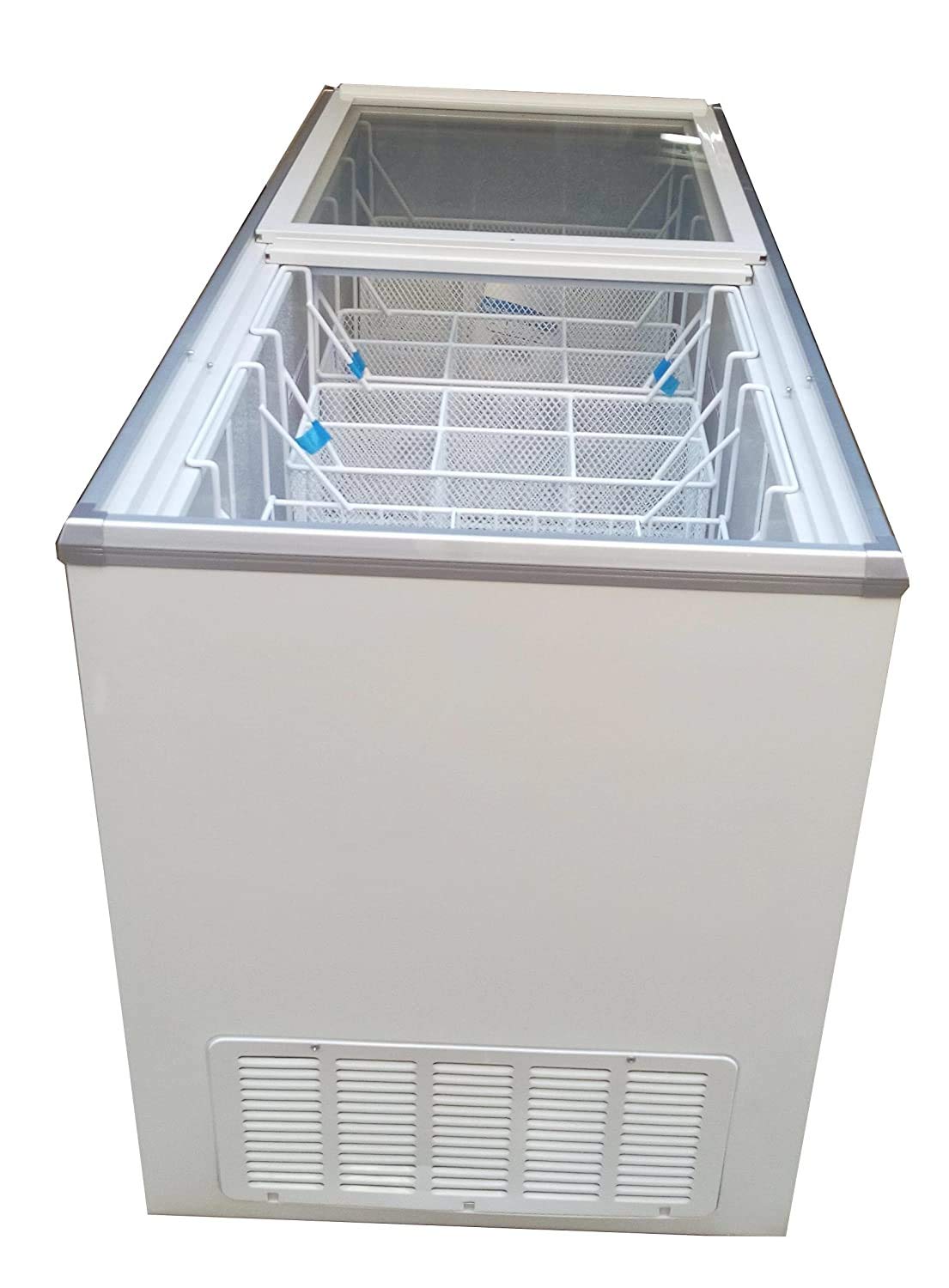 Blue Star Glass 500l Top Deep Freezer White Gt500 Amazon In Home Kitchen