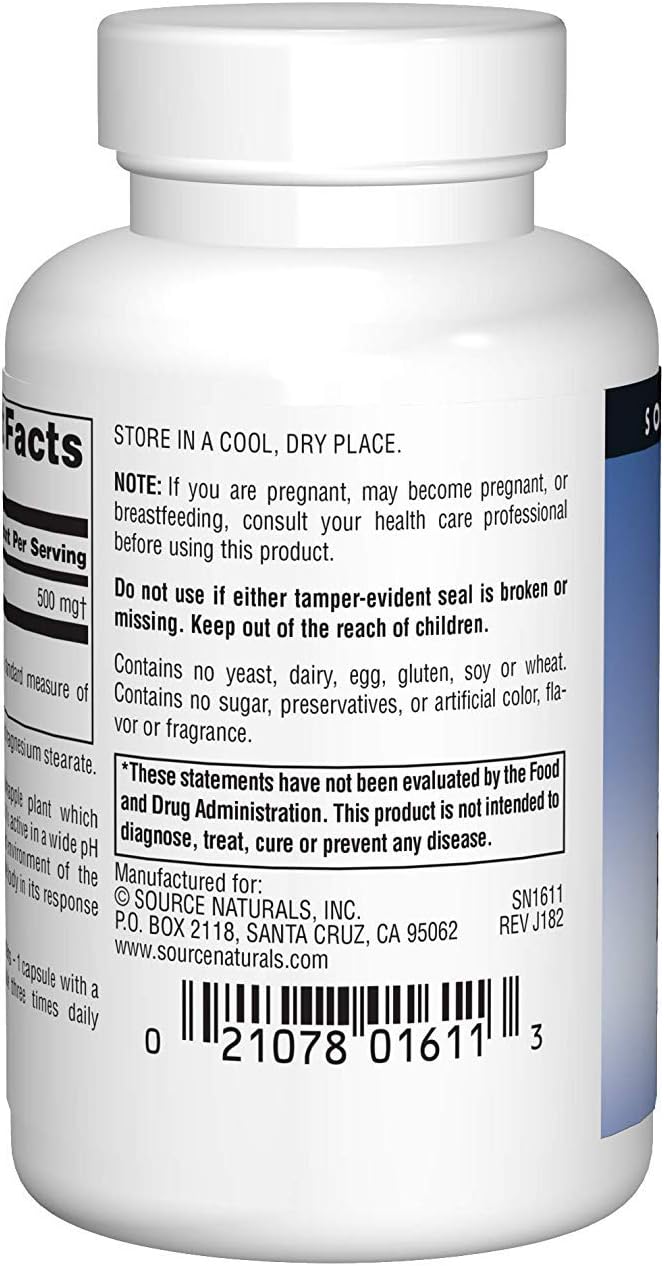 Source Naturals - Bromelain 2000 Gdu, 500mg, 30 capsules: Health & Personal Care