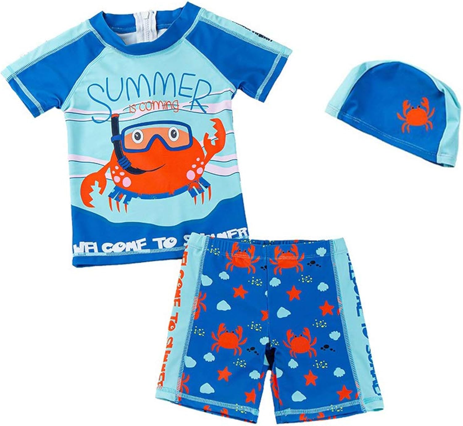 Toddler Baby Boys Two Pieces Set Short Sleeve Sunsuits