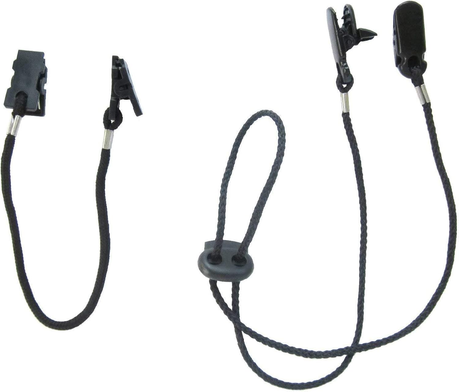 Tvoip Set of 2 Cap Clips and Hat Chin Strap Windproof Clip