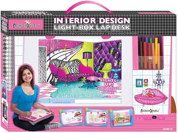 Amazon.com: Fashion Angels Interior Design Light-Box Lap Desk: Toys & Games