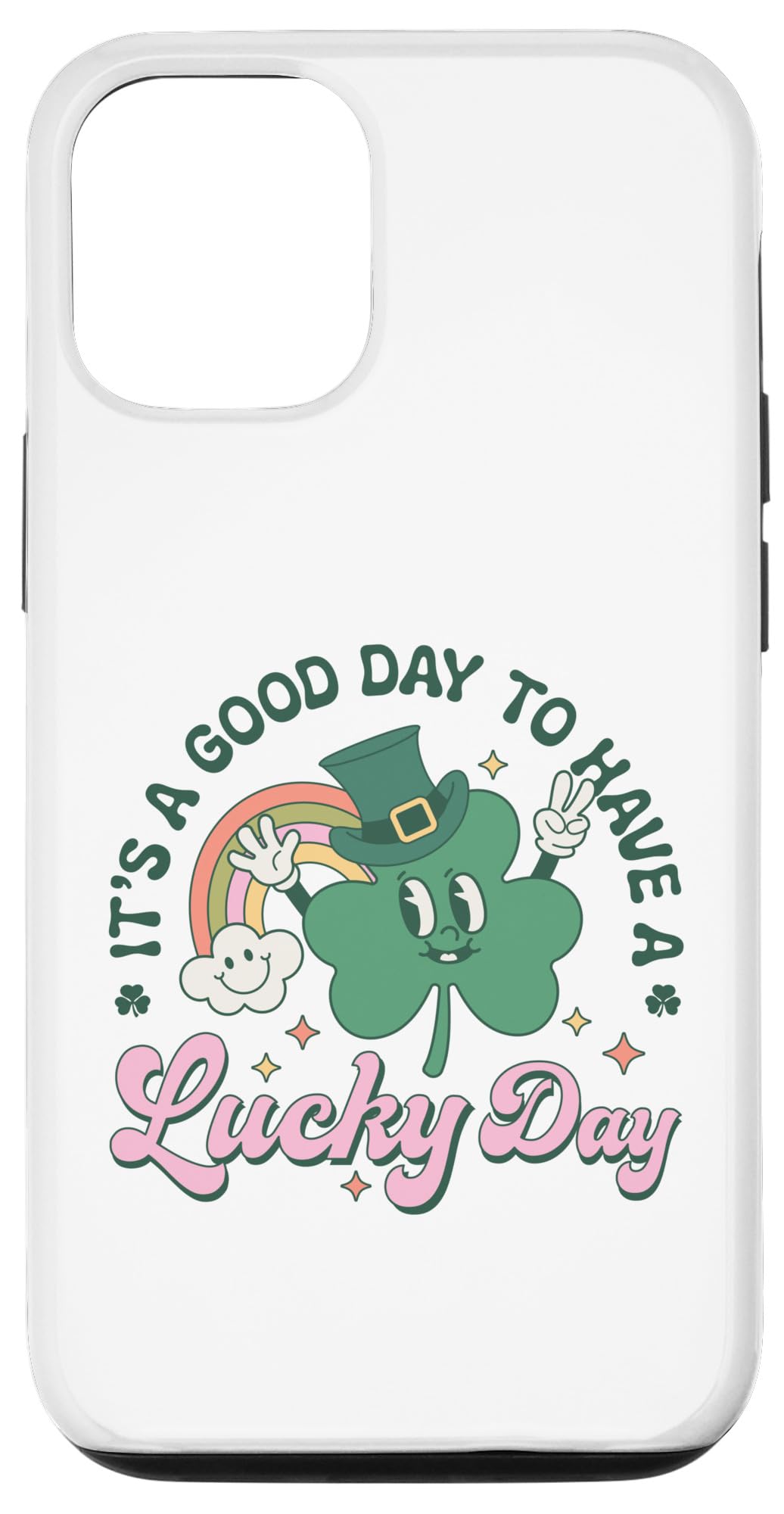 iPhone 14 Pro Cool Lucky Day Irish Saint Patrick's Day Gift Men Women Kids Case