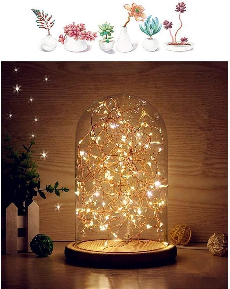 bell jar table lamp