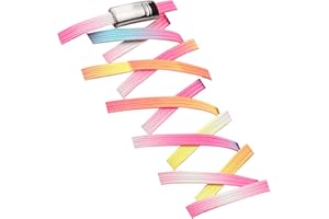 Aiboxin Elastic No Tie Flat Shoe Laces for Sneakers, Tieless Shoelaces for Kids & Adults, Stretch Shoes Strings