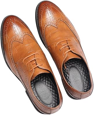 cap toe leather shoes