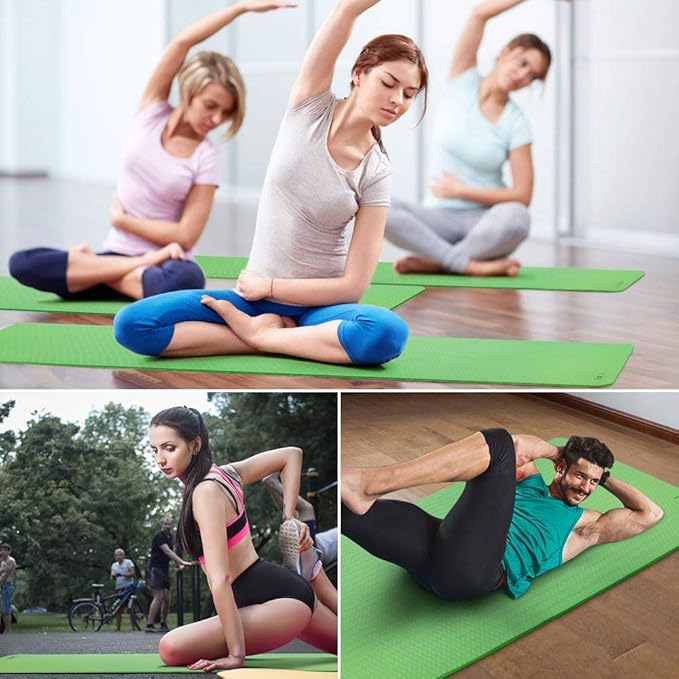 Amazon.com: AOLI Gym Home Outside Yoga Mat Fitness Goat Yoga ...