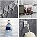 Taozun COMIN18JU077307 4-Pack Towel/Robe Hook Self Adhesive for Kitchen Bathroom SUS304 Stainless Steel Brushed