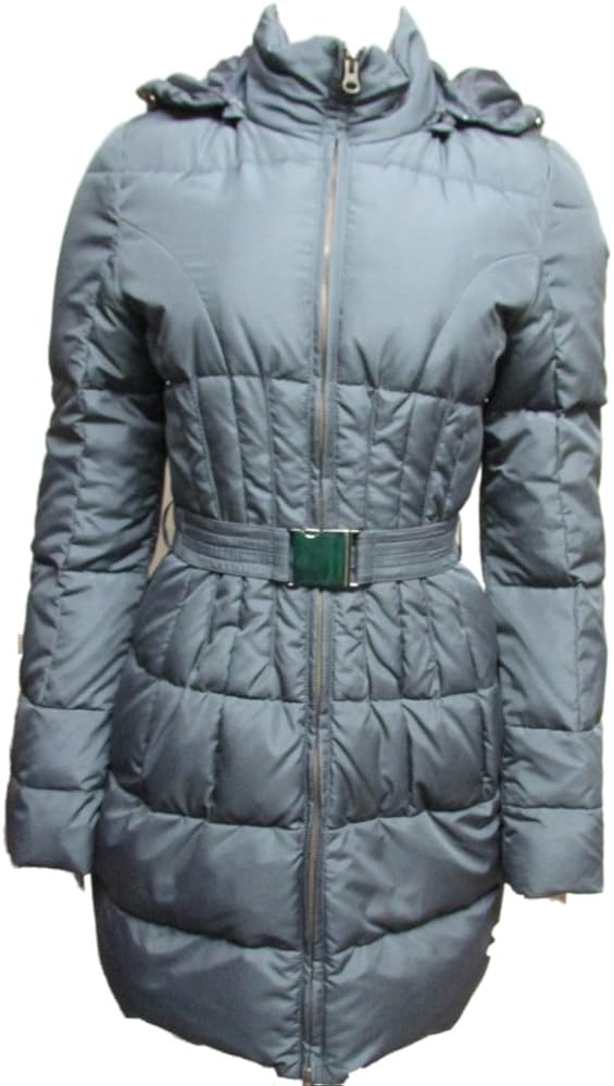 Bloomingdale's Women's Down Coat Jacket Pamela XS Grey