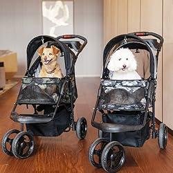 Petique Pet Stroller, Black Camo, One Size, Model