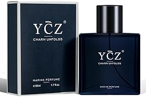 Ycz Charm Unfolds Marine Perfume for Men,1.7 oz.Long-Lasting Eau de Parfum Cologne for Men, Oriental Woody Fragrance Daily Use Men's Casual Cologne Smell Fresh All Day A Gift for Any Occasion