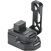 Tilta Power Supply Base Plate Compatible with DJI RS2, RS5 | Gold &amp; V-Mount Battery Power | 1/4"-20 &amp; 3/8"-16 Mounting | Gimbal Power Expansion