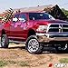 A-PADS Compatible with(Just overlay Stick on, NOT for SNAP IN Replacement) Chrome Mirror Covers for 2010-11 12 13 2014 Dodge RAM 1500 2009-2015 / RAM 2500+3500 - FULL Mirrors, WITHOUT Signal Fit