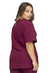 HeartSoul Women Scrubs Top V-Neck Break On Through