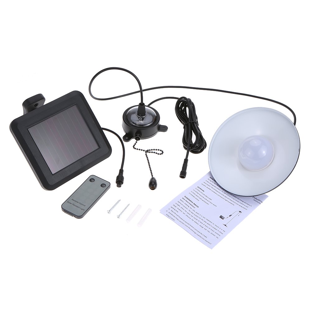 Schuppen Licht Hängende Lampe 4 LEDs 250LM（HF-Fernbedienung & Pull-Cord