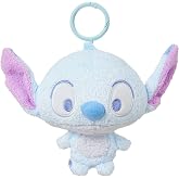 MINISO Disney Lilo and Stitch Plush Keychain Bag Pendant Clothes Collection, Cute Stuffy Bag Charm Pendant for Backpack