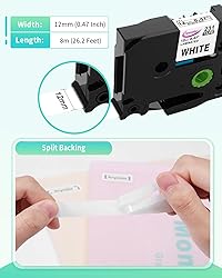 Anycolor 6 Pack Compatible with Brother P Touch