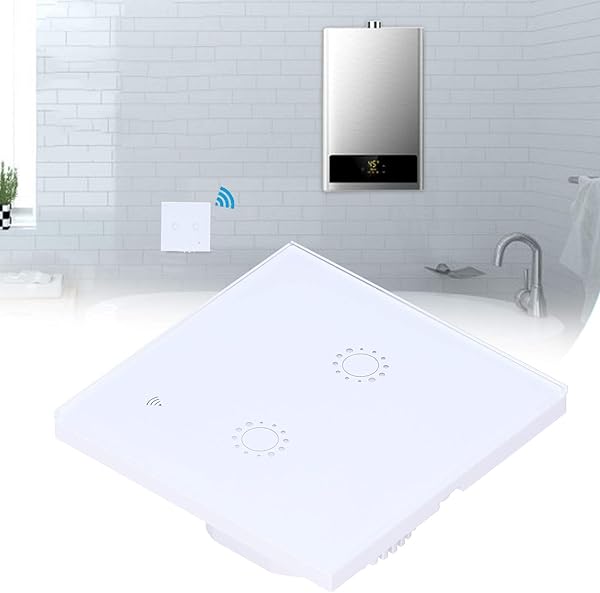 Smart Switch Smart WiFi Light Switch Funciona con Alexa Echo dot Google Home IFTTT Roqi y iOS Siri corriente nominal de 10A certificacin de producto CE FCC y ROHS enchufe del Reino Unido mate