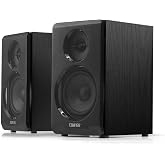 Edifier R33BT Active Bluetooth Computer Speakers - 2.0 Bookshelf Speaker - Powered Studio Monitor, Black - Pair