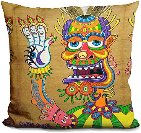 LiLiPi the Clown Is a Wiseman in Disguise Decorative Accent Throw Pillow