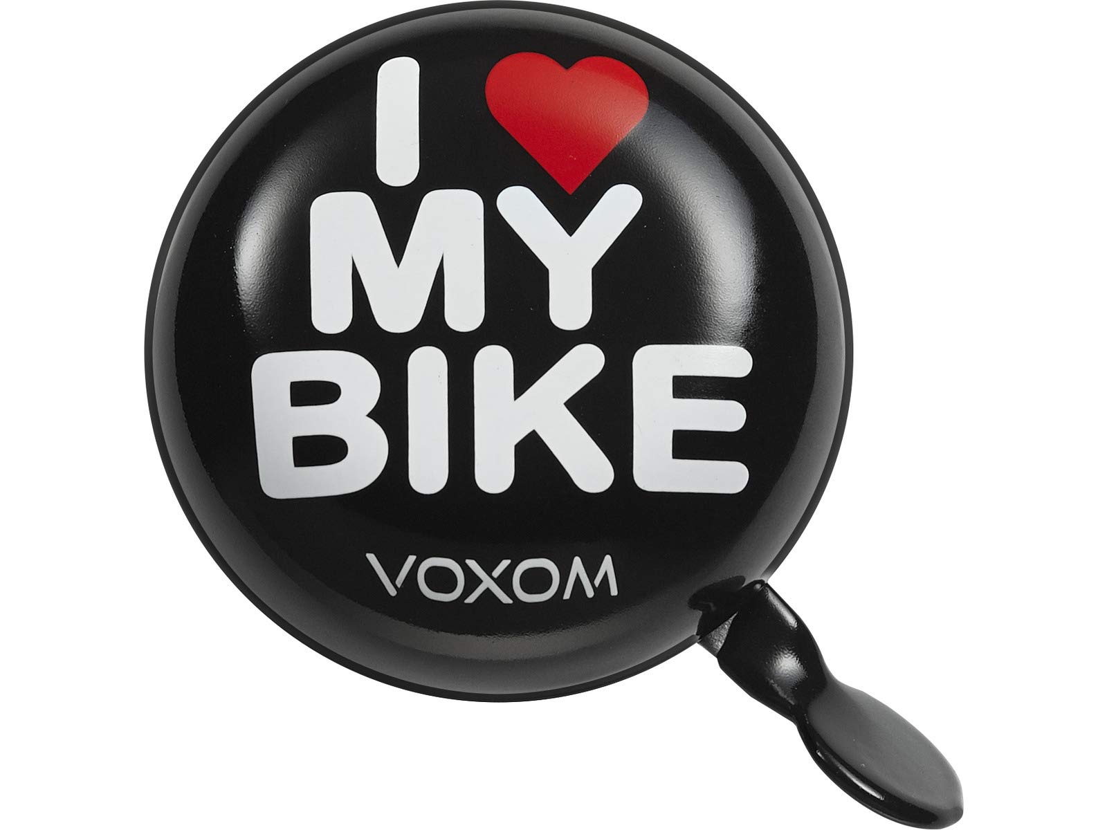 Voxom KL17 YWS-2000 ILMB Bell 80 mm Diameter, Steel, Black, I Love My Bike