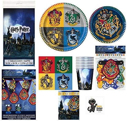 The All-You-Need Harry Potter Party Supplies and Decoration Set (8 Guests)