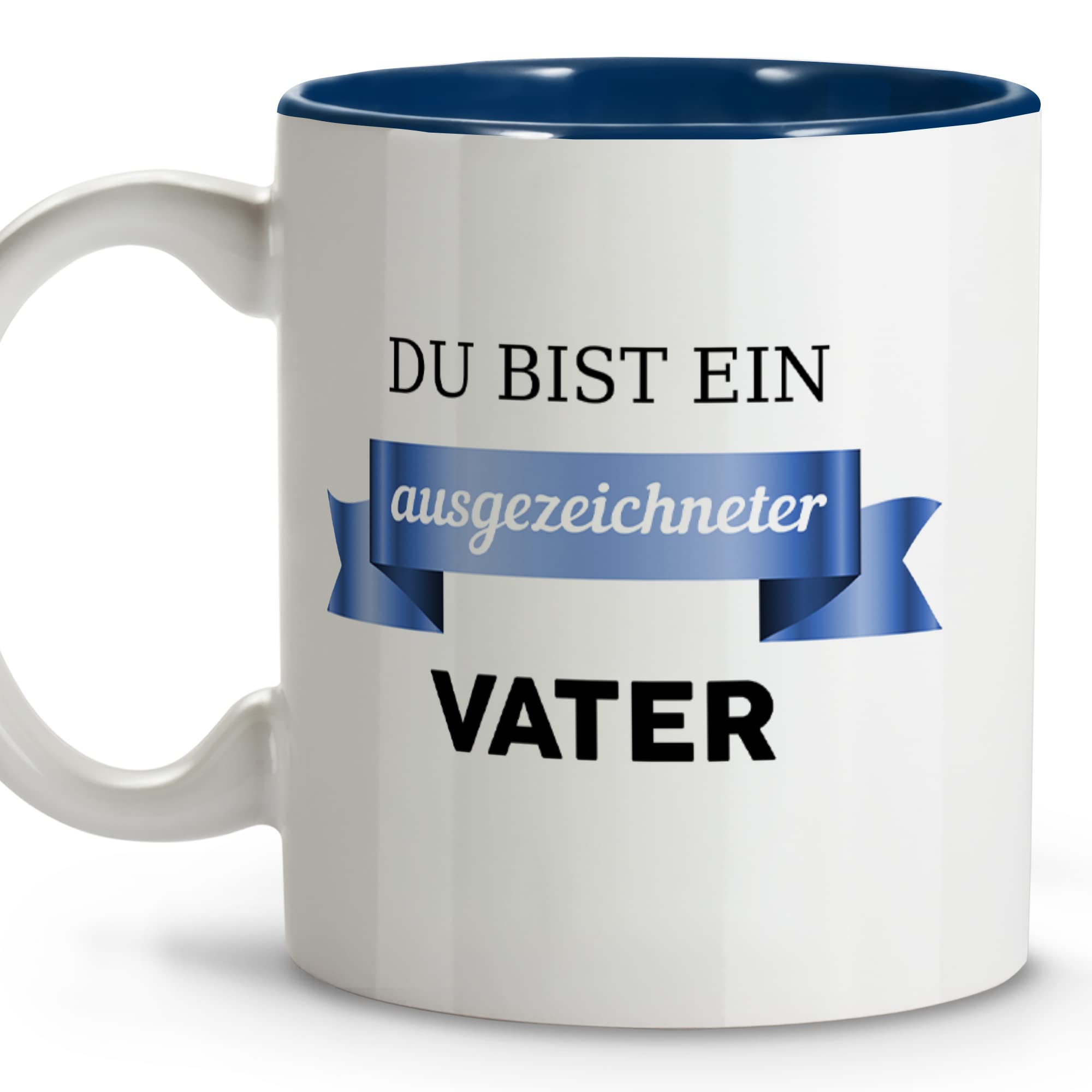 Mugs for Dad. Mug I love you dad. Original breakfast mugs. Ceramic mug 330 ml. Gifts with phrases. Ausgezeichneter vater
