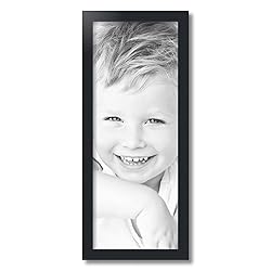 ArtToFrames 10x26 Inch Black Picture Frame, This