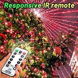 KNONEW Outdoor Christmas Lights 300 LED 99ft String