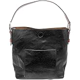Joy Susan Womens Faux Leather: Hobo 2-in-1 Handbag
