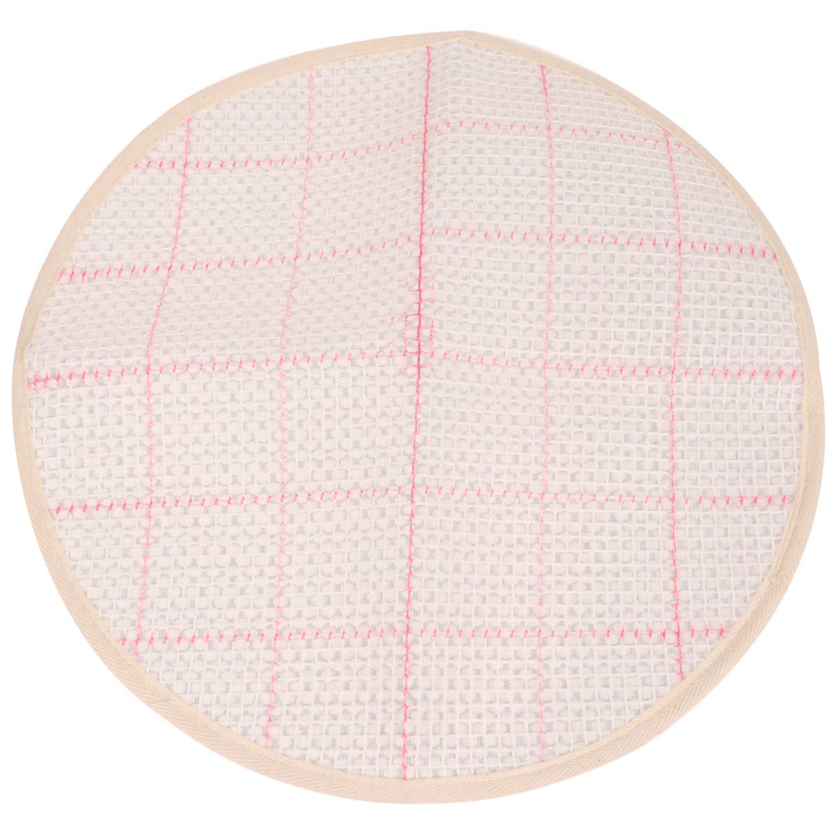 Milisten Pattern Rug Hooking Mesh Canvas Round Latch Hook DIY Kit Tool for Tapestry Carpet Rug Making Embroidery Crafts Decor 38cm
