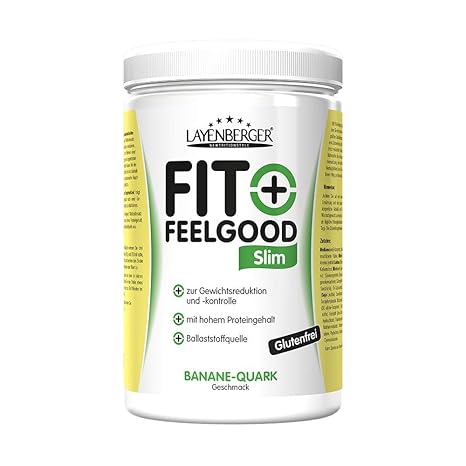 Layenberger Fit+Feelgood Slim Mahlzeitersatz Banane-Quark, 1er Pack (1 x 430g)