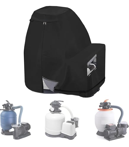 Pool Sand Filter Cover – UV Resistant Oxford Cloth Enclosure For Above Ground Pump & Filter Protection