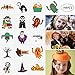 288PCS Assorted Halloween Temporary Tattoos Party Favors - Goody Bags Fillers Trick Or Treat - Pumpkin/Skull/Ghost/Monster Supplies