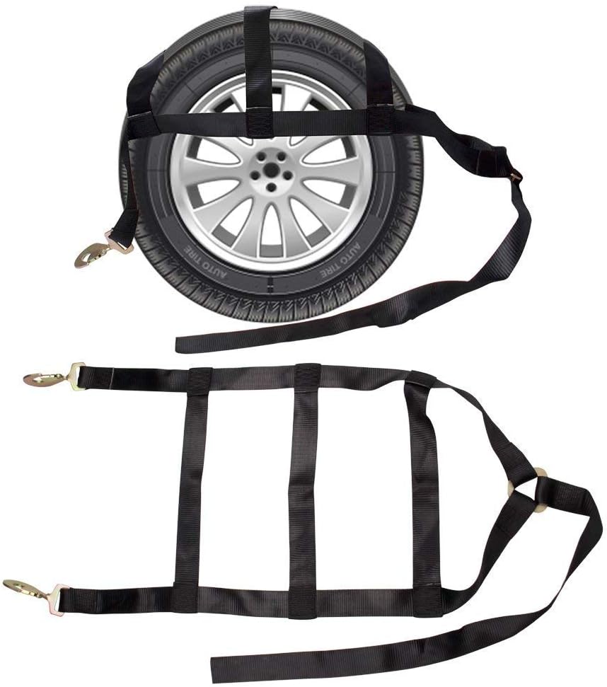 BANG4BUCK Two Dolly Tie Down Straps with Snap Hook, 2"x 21.