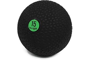 Yes4All Slam Ball, No-Bounce Ball for Exercise, Cross Training and Core Strength Workout 10-30lbs