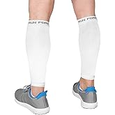 Run Forever Calf Compression Sleeves for Men and Women - Leg Compression Sleeve - Footless Compression Socks for runners