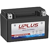 UPLUS YTX7A-BS Motorcycle Battery EB7A-4-I 12V 6Ah AGM Maintenance Free | SLA Batteries Replacement for YTX7A-4, ETX7A-BS, LTX7A-BS,NTX7A-BS,FTX7A-BS, ENTX7A-BS, GTX7A-BS, MTX7A-BS