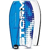 BPS 'Storm PRO' 42.5" Body Board for All Wave Conditions &ndash; Lightweight BodyBoards for Beach with EPS Core HDPE Slick Bottom IXPE Deck with Wrist Leash and Plug for Kids and Adults