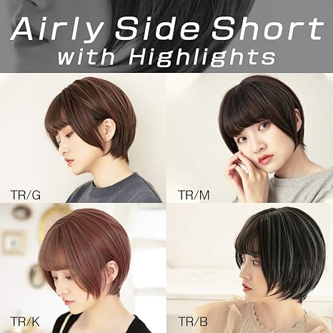 Amazon Co Jp ブライトララ ウィッグ フルウィッグ ウイッグ ショート 自然 ボブ ショートヘア ショート メッシュ ボブ Hf618x Tr B ビューティー