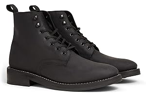 Northridge Leather Denali Men’s Boot – Premium Full-Grain Leather Ankle Boot with Studded Outsole & Glove-Lined Interior