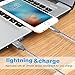 Lightning Cable,BBInfinite Charger Cables 3Pack 3FT 6FT 10FT to USB Syncing and Charging Cable Data Nylon Braided Cord Charger for iPhone X/8/8Plus/7/7 Plus/6/6 Plus/6s/6s Plus/5/5s/5c/SE -Gray&White