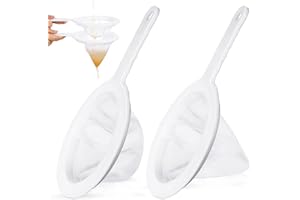 Yinkin 2 Pcs Baby Brine Shrimp Net Sieve Fish Net Aquarium 80 Mesh 200 Mesh Sieve for Filter Shrimp Hatchery Fry Brine Eggs for Hatching Baby Fish Separator