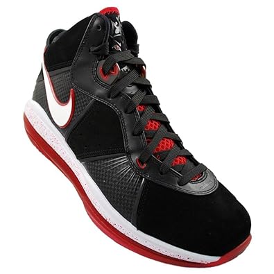 lebron 8 white red black