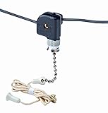 Leviton 10097-8 Pull Chain Switch, Single Pole