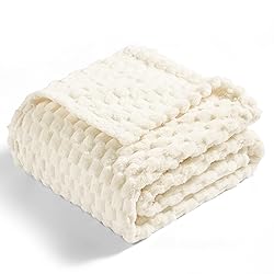 Vessia Flannel Fleece Throw Blanket(50x70 inch), 3D