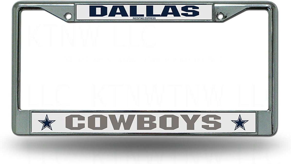 Dallas Cowboys Nfl Chrome License Plate Frame Amazon.ca Patio, Lawn