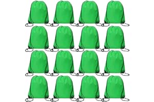 CODOBON Bulk Drawstring Bags, Polyester Draw String Bags, Gym Sports Cinch Bag Drawstring Backpack for Women Men