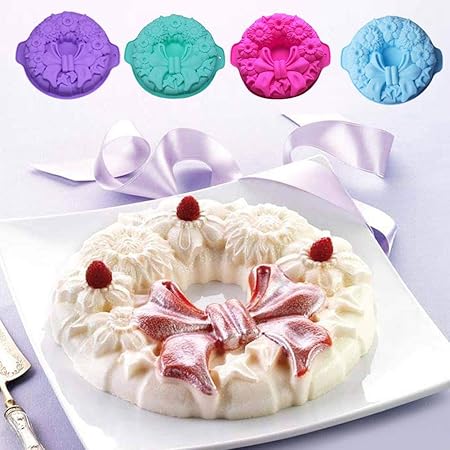 Allowevt - Molde de silicona en 3D para horno, microondas, diseño ...