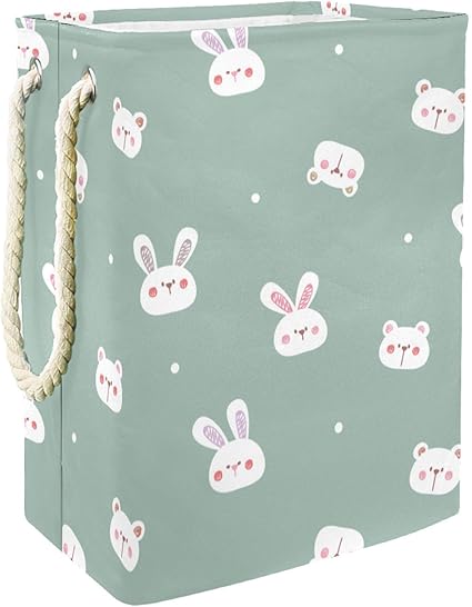Cesto de la ropa Oso conejito Cesta De Almacenamiento Plegable Para